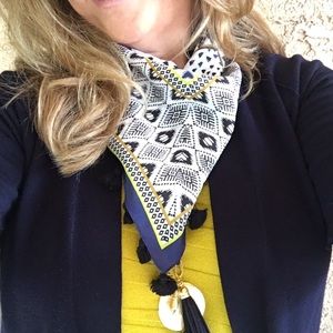 Stella & dot Williamsburg silk scarf